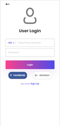 QueueMart Apps Screen 4
